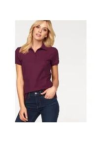 Poloshirt Fruit of the Loom "Lady-Fit Premium Polo", Damen, Gr. XL (42), rot (burgund), Piqu&eacute;, Obermaterial: 100% Baumwolle, unifarben, Basic, sehr figurbetont h&uuml;ftbedeckend, Rundhals, Rippstrickb&uuml;ndchen, Shirts, Sommershirt, unifarben, aus reiner Baumwolle
