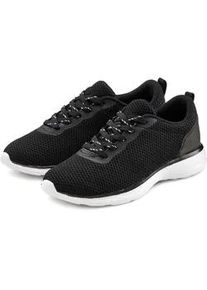 Sneaker Lascana "Turnschuhe", Damen, Gr. 41, schwarz, Obermaterial: 100% Textilmaterial. Decksohle: 100% Textilmaterial. Futter: 100% Textilmaterial. Laufsohle: 100% Synthetik, unifarben, Basic, Schuhe Sneaker, Schn&uuml;rhalbschuh, Halbschuh, Freizeitschuh ultraleicht VEGAN
