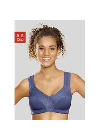 H.I.S. Sport-BH H.I.S, Damen, Gr. 90, Cup C, blau, Microtouch, Obermaterial: 90% Polyester (COOLMAX), 10% Elasthan, BHs Sport-BH, ohne B&uuml;gel aus schnell trocknendem COOLMAX-Material, Topseller