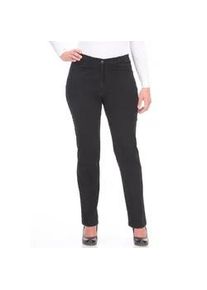 Stretch-Hose KjBRAND "Betty", Damen, Gr. 54, N-Gr, schwarz, Denim/Jeans, Obermaterial: 78% Baumwolle, 18% Polyester, 4% Elasthan, gerade lang, Hosen, super Stretch