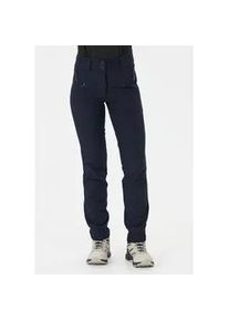 Softshellhose WHISTLER "Gerd", Damen, Gr. 42, EURO-Gr&ouml;&szlig;en, blau (dunkelblau), 92% Polyester, 8% Elasthan, unifarben, lang, Hosen Softshellhose, aus atmungsaktivem und robustem Stretch