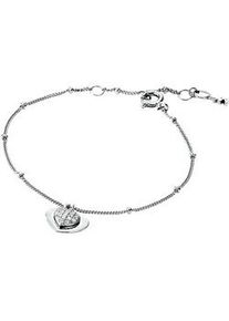 Armband Michael Kors "Schmuck Geschenk Silber 925 Armschmuck PREMIUM Herz", silber (silberfarben, kristallwei&szlig;, kristallwei&szlig;), Armb&auml;nder, Damen, 18cm, Silber 925 (Sterlingsilber), Armband, mit Zirkonia (synth.)