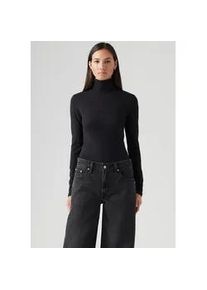 Levi's Rollkragenshirt LEVI'S "DREAMY TURTLENECK", Damen, Gr. M (38), schwarz (caviar), Rippware, Obermaterial: 92% Modal, 8% Elasthan, unifarben, Shirts