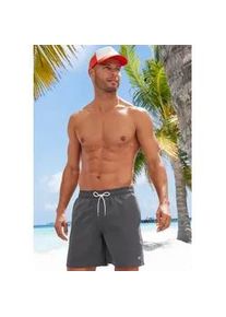 O`Neill Badeshorts O'NEILL "O'NEILL VERT 16'' SWIMSHORTS", Herren, Gr. XL, N-Gr, grau (asphalt), Obermaterial: 100% Polyamid, Badehosen Badeshorts