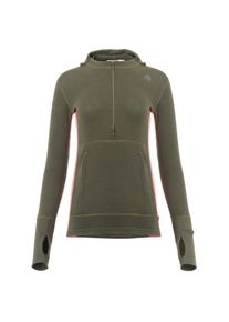 Woll- & Merinopullover Aclima Warmwool Hoodsweater with Zip Damen (Gr L |oliv)