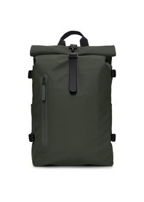 RAINS Rolltop Rucksack Large W3 23 Daypack (oliv/grau |wasserdicht)