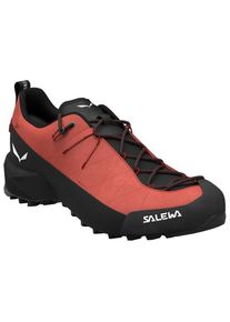 Salewa Wildfire Leather 2 GTX Approachschuhe Damen (Gr 38 |schwarz/rot |wasserdicht)