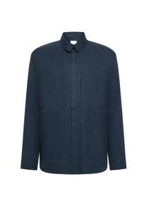 Windjacke KnowledgeCotton Apparel Vent Canvas 200 Classic Overshirt Herren (Gr XXL |blau)