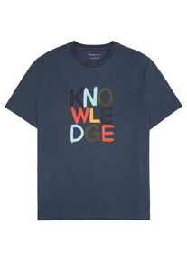 KnowledgeCotton Apparel Regular S/S Heavy Single T-Shirt Men (Gr XXL |blau)