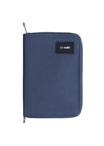 Pacsafe RFIDsafe Compact Travel Organizer Geldbeutel (Größe 16,3 x 11,5 x 2 cm |blau)