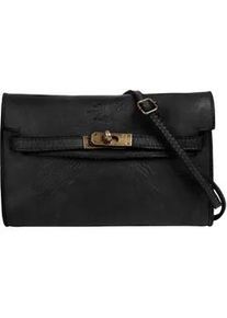 Umh&auml;ngetasche Samantha Look, Damen, Gr. B/H/T: 23cm x 16cm x 3cm onesize, schwarz, Leder, vintage, Taschen Umh&auml;ngetasche, echt Leder, Made in Italy