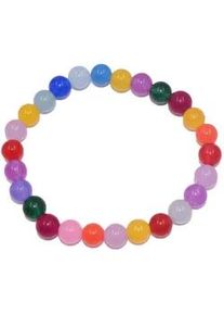 Armband Firetti "Schmuck Geschenk Armschmuck Armkette Edelstein Farbstein Achat" Gr. 20, bunt (mehrfarbig, mehrfarbig), Armb&auml;nder, Damen, 20, Silikon Stein, Silikon, Stein, Armband, Made in Germany - mit Achat