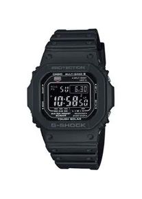 Funkchronograph Casio G-SHOCK, schwarz (schwarz, schwarz), Armbanduhren, Herren, Solaruhr, Armbanduhr, Herrenuhr,digital,bis 20bar wasserd.Resinarmband