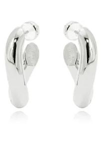 Paar Ohrstecker FILIPPA FIRENZE "GIGI", silber (silberfarben), Ohrringe, Damen, Stahl, mit Versilberung