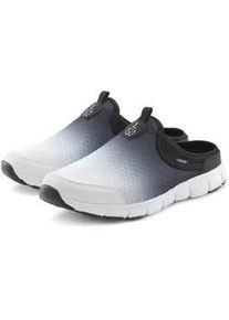 Sneaker Lascana, Damen, Gr. 41, schwarz (schwarz, wei&szlig;), Obermaterial: 100% Textilmaterial. Decksohle: 100% Textilmaterial. Futter: 100% Textilmaterial. Laufsohle: 100% Synthetik, mehrfarbig, unifarben, Basic, Schuhe Sneaker, Halbschuh, Freizeitschuh, Sabot, Clogs aus leichtem Mesh-Material