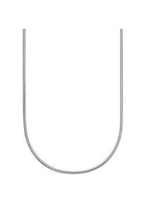 Edelstahlkette Firetti "Schmuck Geschenk in Schlangenkettengliederung, 1,5 mm breit" Gr. 50, silber (edelstahlfarben), Halsketten, Damen, 50, Edelstahl, B: 1,5mm, Edelstahlkette, Made in Germany, B:1,5mm