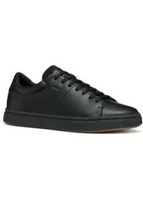 Sneaker Geox "U BALTMOORE", Damen, Gr. 41, schwarz, Synthetik, Schuhe Sneaker, Schn&uuml;rschuh im Monochrome Look, Gr&ouml;&szlig;enschablone zum Download