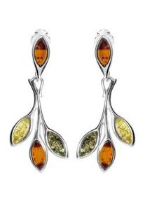 Paar Ohrh&auml;nger OSTSEE-SCHMUCK "OSTSEE-SCHMUCK Ohrh&auml;nger Smilla-Lotta Ohrh&auml;nger Smilla-Lotta", wei&szlig;, Ohrringe, Damen, 31 x 13mm, Silber 925 (Sterlingsilber)