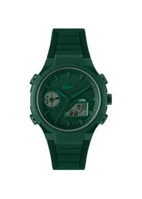 Chronograph Lacoste "LC33", dunkelgr&uuml;n, Armbanduhren, Herren, Chronograph, Quarzuhr, Armbanduhr, Herrenuhr, Silikonarmband, analog, digital, Tag