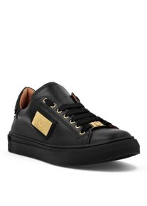 BILLIONAIRE Low-Top Sneaker - Low-Top Turnschuhe Crocco Print - Gr. 42 (EU) - in Schwarz - f&uuml;r Damen