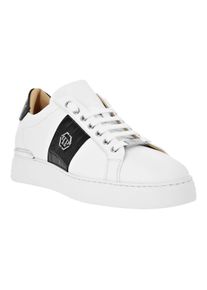 Philipp Plein Low-Top Sneaker - Lo-Top Turnschuhe Hexagon - Gr. 42 (EU) - in Wei&szlig; - f&uuml;r Damen