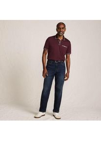 LANDS' END Stretch-Denim Jeans mit Komfortbund und Flanellfutter, Classic Fit, Herren,  Blau, Baumwoll-Mischung, by Lands' End