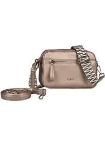 Handtasche Gabor "Silena", Damen, Gr. B/H/T: 22cm x 15cm x 7cm, rosa (rose), Polyurethan, clean, gepflegt, gepr&auml;gtes Muster, unifarben, Taschen Handtasche, hochwertig gewebte Gurtband und ein filigranes Logo