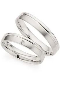 Phoenix Trauring PH&Ouml;NIX "Schmuck Geschenk Silber 925 Trauring Ehering LIEBE versch. Varianten" Gr. 62, silber (silberfarben), Fingerringe, Damen, 62, ohne Brillant, Silber 925 (Sterlingsilber), 4mm, Trauring, Made in Germany - wahlweise mit oder ohne Brillant