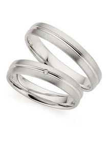 Phoenix Trauring PH&Ouml;NIX "Schmuck Geschenk Silber 925 Trauring Ehering LIEBE versch. Varianten" Gr. 61, silber (silberfarben), Fingerringe, Damen, 61, ohne Brillant, Silber 925 (Sterlingsilber), 4mm, Trauring, Made in Germany - wahlweise mit oder ohne Brillant