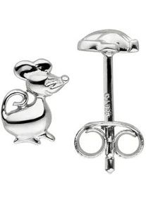 Paar Ohrh&auml;nger Jobo "Maus", silber (silber 925), Ohrringe, Damen, Silber 925 (Sterlingsilber), 925 Silber