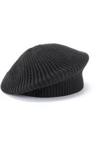 Strickm&uuml;tze Lascana, M&auml;dchen, schwarz, Kunstfaser, unifarben, M&uuml;tzen Strickm&uuml;tze, Baskenm&uuml;tze, Herbstm&uuml;tze, weiche Winterm&uuml;tze aus Grobstrick