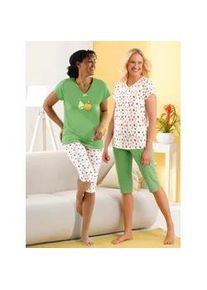 w&auml;schepur Shorty W&Auml;SCHEPUR, Damen, Gr. 40/42, rot (apfel, wei&szlig;, bedruckt), 100% Baumwolle, Homewear-Sets Shorty