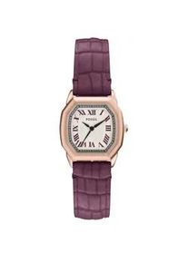 Quarzuhr Fossil "HARLOW", gold (weinrot, rosegoldfarben), Armbanduhren, Damen, Quarzuhr, Armbanduhr, Damenuhr, Lederarmband, analog
