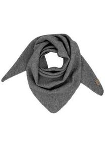 Dreieckstuch CAPO, Damen, granite, Strick, Kunstfaser, meliert, Modet&uuml;cher, dezente Melange-Optik, weich, w&auml;rmend
