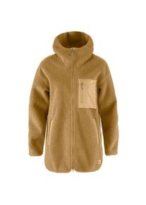 Fjällräven Vardag Pile Fleece Long Fleecejacke Damen (Gr XS |braun/beige)