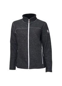 Woll- & Merinojacke IVANHOE OF SWEDEN Beata Full Zip Damen (Gr 46 |grau/schwarz)