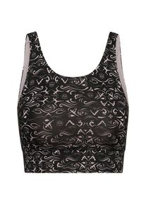 Hey Honey Bustier Samadhi Sport-BH Damen (Gr XS |schwarz/grau)