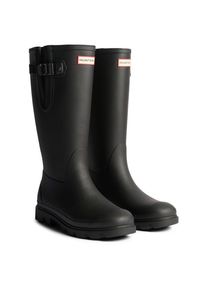 Hunter Boots Field Downpour Adjustable Boot Neo Line Gummistiefel (Gr 44 |schwarz |wasserdicht)