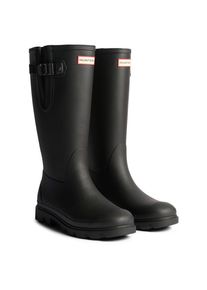 Hunter Boots Field Downpour Adjustable Boot Neo Line Gummistiefel (Gr 40,5 |schwarz |wasserdicht)