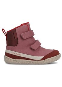 Groundies Ottawa Barfu&szlig;schuhe Kinder (Gr 34 |berry /rot |wasserdicht)