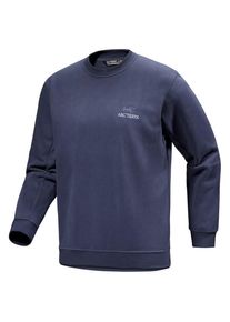 Arc'teryx Pullove Arc'teryx Emblem Fleece Crew Herren (Gr M |blau)