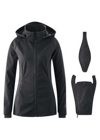 Softshelljacke Mamalila Softshell-Tragejacke Allrounder Fit Damen (Gr XXL |schwarz)