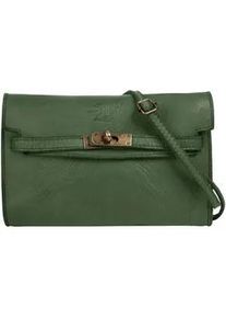 Umh&auml;ngetasche Samantha Look, Damen, Gr. B/H/T: 23cm x 16cm x 3cm onesize, gr&uuml;n, Leder, vintage, Taschen Umh&auml;ngetasche, echt Leder, Made in Italy