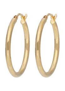 Paar Creolen Firetti "Schmuck Geschenk Gold 375 Ohrschmuck Creole" Gr. 20, gold (gelbgoldfarben), Ohrringe, Damen, 20, Gelbgold 375