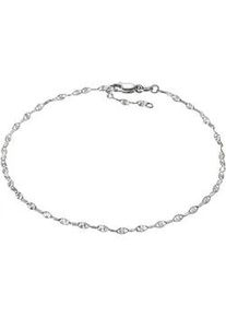 Fu&szlig;kette Firetti "Schmuck Geschenk Silber 925 K&ouml;rperschmuck Pl&auml;ttchenkette Stern Motiv", silber (silberfarben), Fu&szlig;ketten, Damen, Silber 925 (Sterlingsilber)