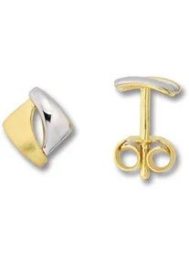Paar Ohrh&auml;nger ONE ELEMENT "Knoten Ohrringe Ohrstecker aus 333 Gelbgold", gold, Ohrringe, Damen, Damen, Gelbgold 333 Gold, Gelbgold 333, Gold, Ausdruck von Individualit&auml;t &ndash; dezent, bedeutungsvoll, nah am Herzen