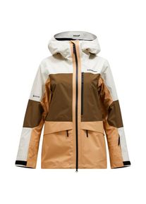 Peak Performance Gravity GORE-TEX 3L Jacket Skijacke Damen Ski (Gr XL |braun |wasserdicht)