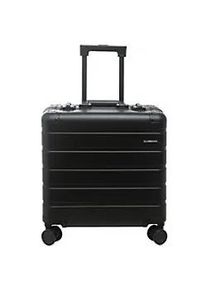 alumaxx Gravity Trolley-Koffer 42 x 22,5 x 44 cm Aluminium Schwarz