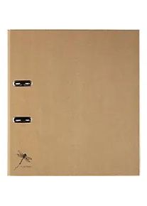 PAGNA Pure Ordner Breit DIN A4 75 mm Hellbraun 2 Ringe Pappkarton Matt