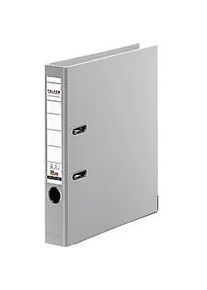 Falken Chromocolor Ordner Schmal DIN A4 50 mm Grau 2 Ringe S50 Kunststoff Hochformat